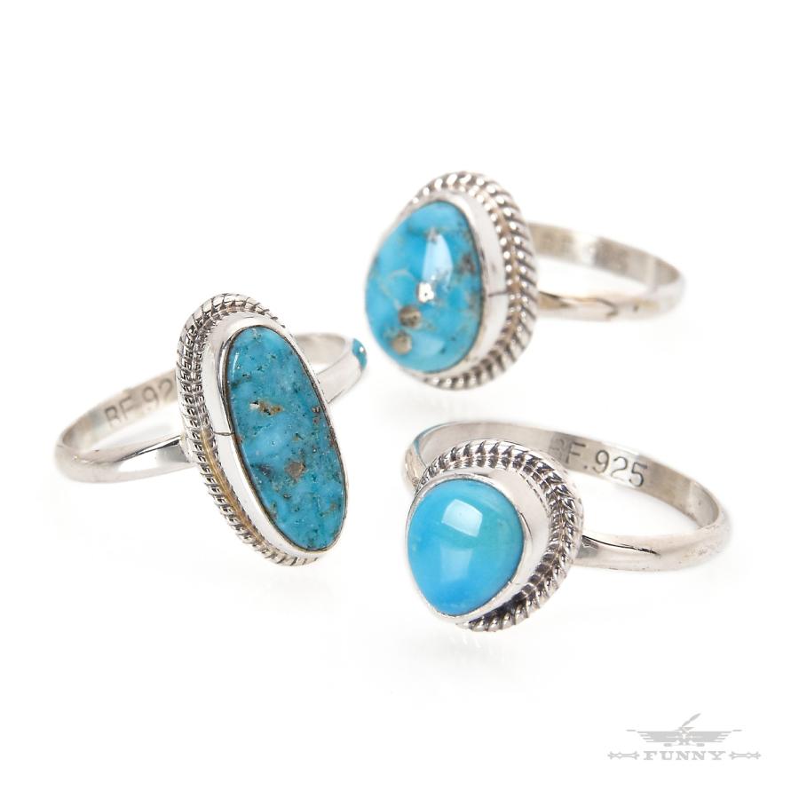 Indian Jewelry FUNNY公式ストア ナバホ族 ターコイズ リング [サイズ