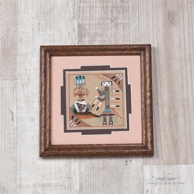 FUNNY公式ストア ナバホ族 サンドペンイント スクエア ネイティブ