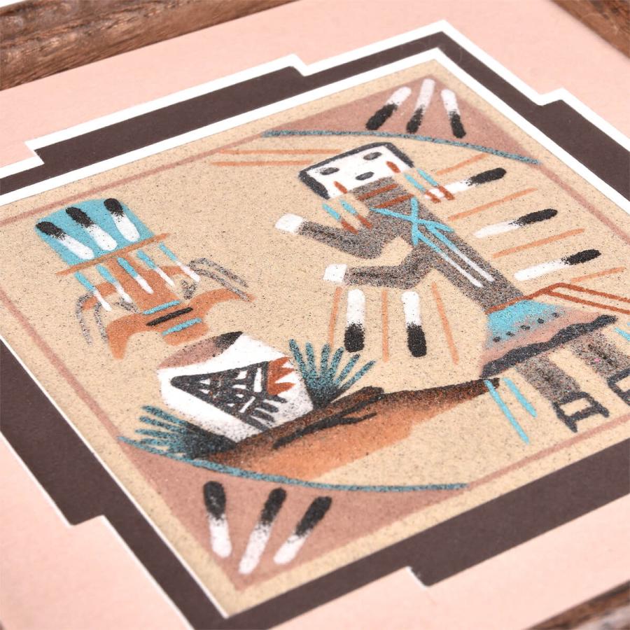 FUNNY公式ストア ナバホ族 サンドペンイント スクエア ネイティブ