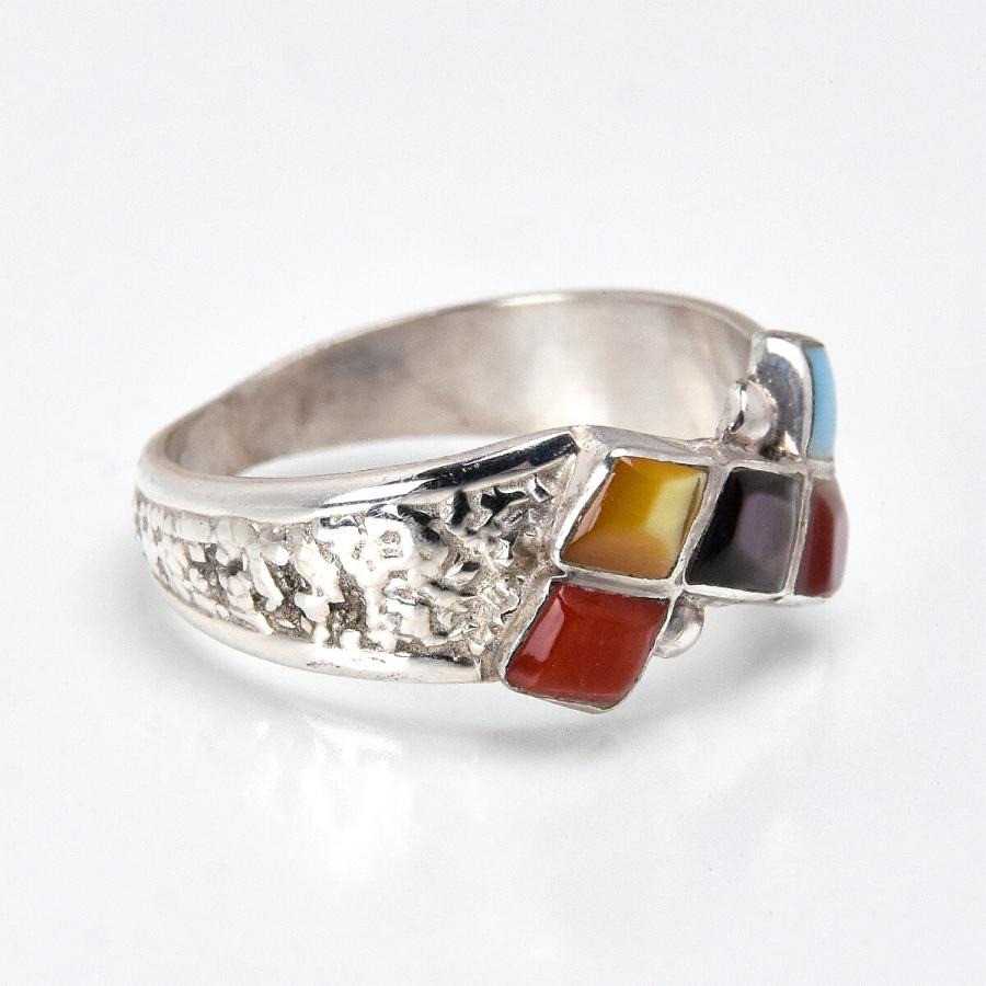 Indian Jewelry FUNNY公式ストア ズニ族 Bonnie Quam マルチカラー