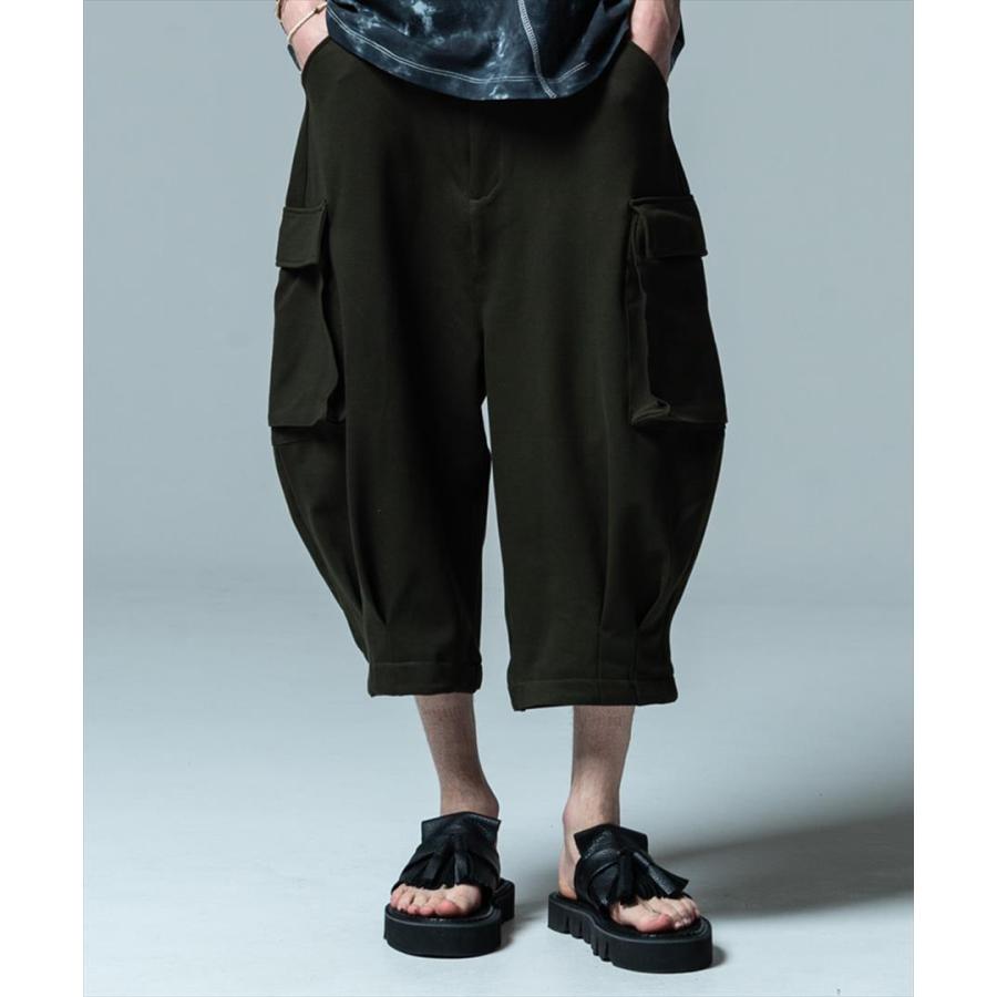 glamb Cropped Work Pants クロップドワークパンツカーキ