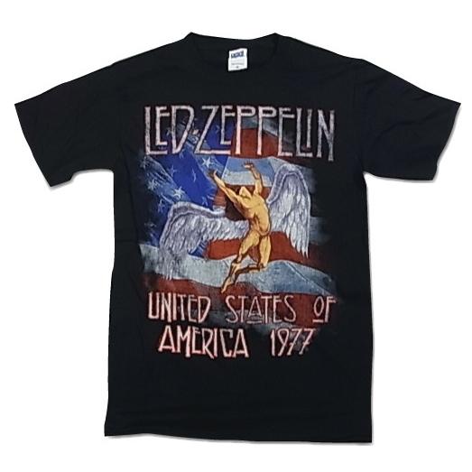 Led Zeppelin レッド・ツェッペリン Tシャツ 1977 US TOUR SWAN