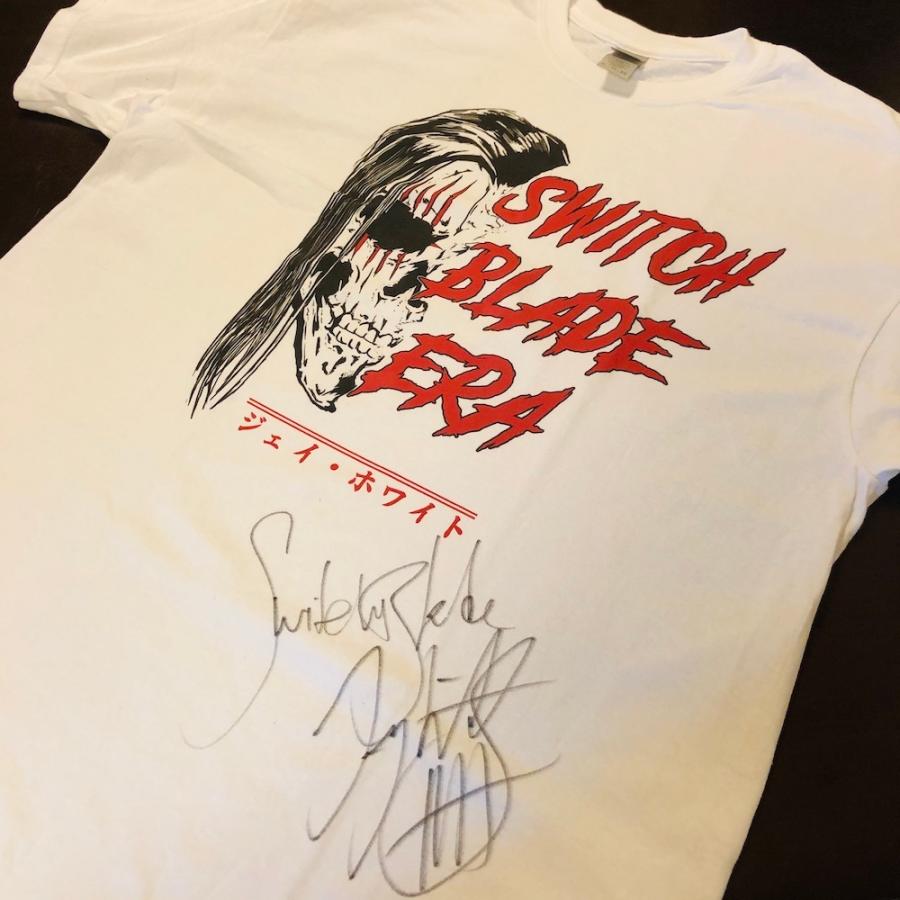 ジェイ・ホワイト選手直筆サイン入りTシャツ》「JAY WHITE ジェイ