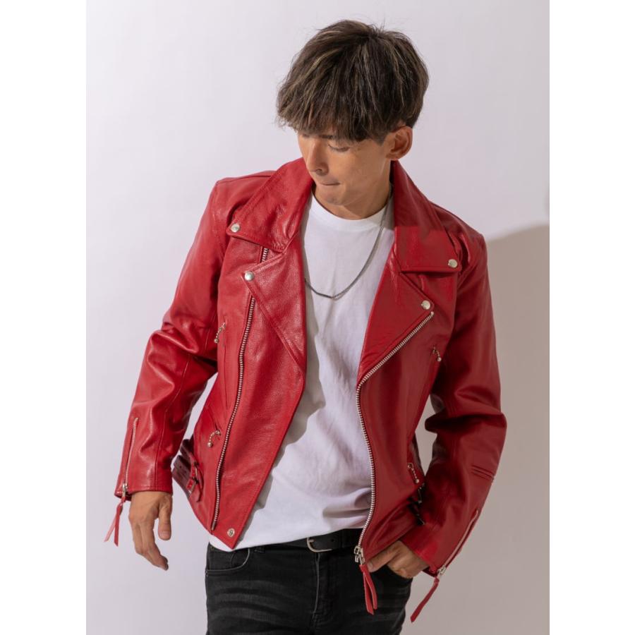 フリーダムレザー 革ジャン メンズ レザージャケット 大きいサイズ 本