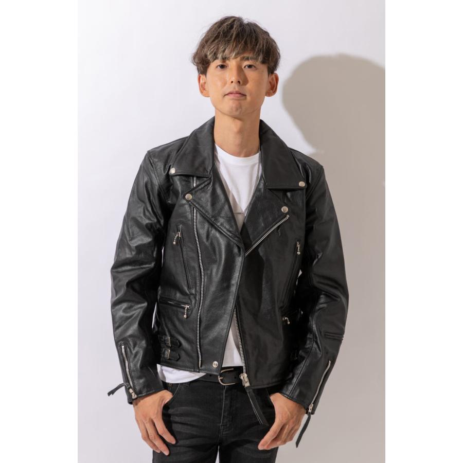 フリーダムレザー 革ジャン メンズ レザージャケット 大きいサイズ 本