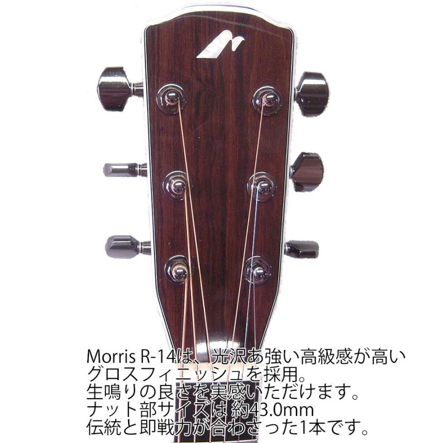 MORRIS モーリス アコースティックギター R-14G NA HANDMADE PREMIUM