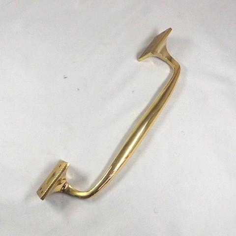 真鍮 鋳造 大型ドアハンドル 角座 ドアノブ ヴィクトリアン 12インチ