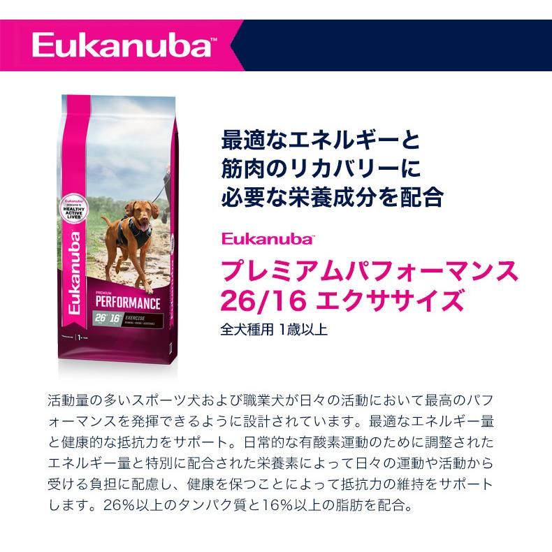 ユーカヌバ（Eukanuba） プレミアムパフォーマンス 26/16 エクササイズ
