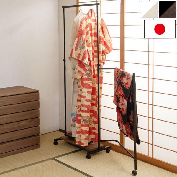 衣桁 着物掛け 和服ハンガーラック 高品質 楽天市場】衣桁 2段 木製