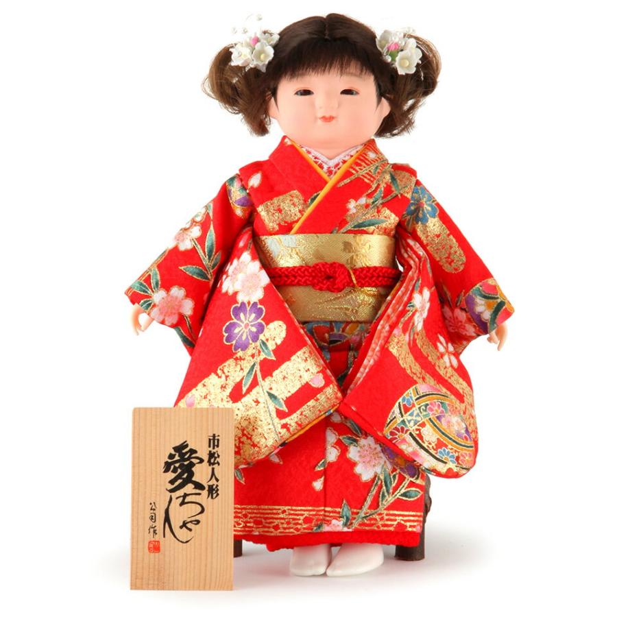 特選 御所人形 ピンク 高木人形 京雅 名前旗 白舞桜 金刺繍｜20,000円