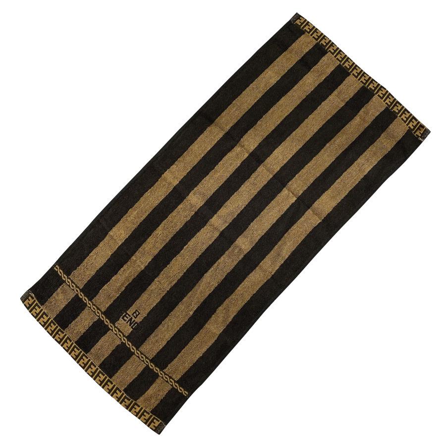 FENDI（フェンディ） フェイスタオル 2枚セット ロゴ入り ズッカ柄