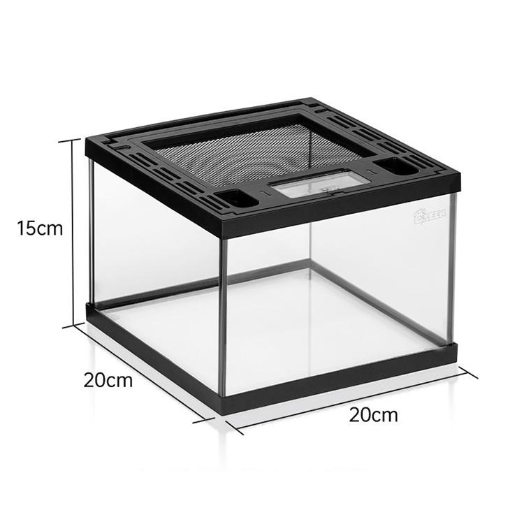 爬虫類 小動物 ケージ 1本で2生体の飼育ができるガラスより透過率