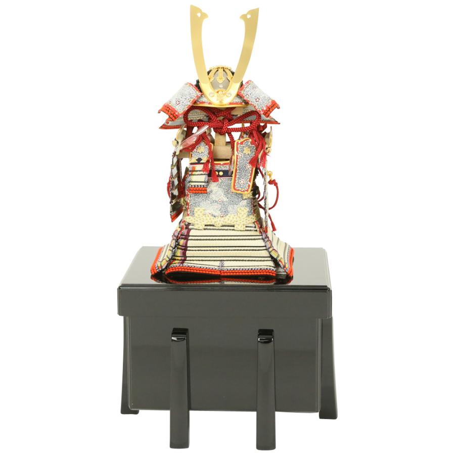 五月人形 鈴甲子雄山 人形工房天祥限定オリジナル 奉納鎧 1/5鎧 白糸威