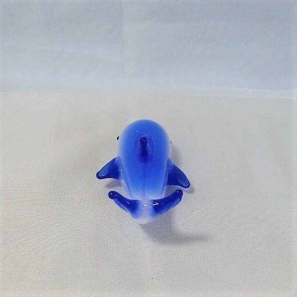 ガラス細工 水族館 海 魚 インテリア雑貨 ミニチュア 置物【イルカ