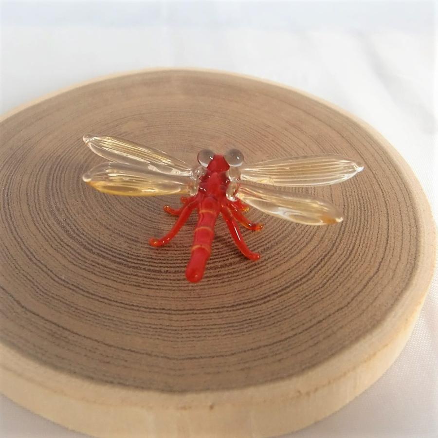 ガラス細工【赤トンボ】 : ガラス工房ぎやまん2 - 通販 - Yahoo