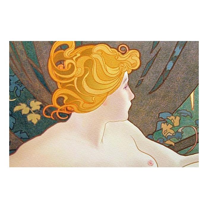 アルフォンス・ミュシャ/ 『夜明け』ed.102/300 シルクスクリーン 版画