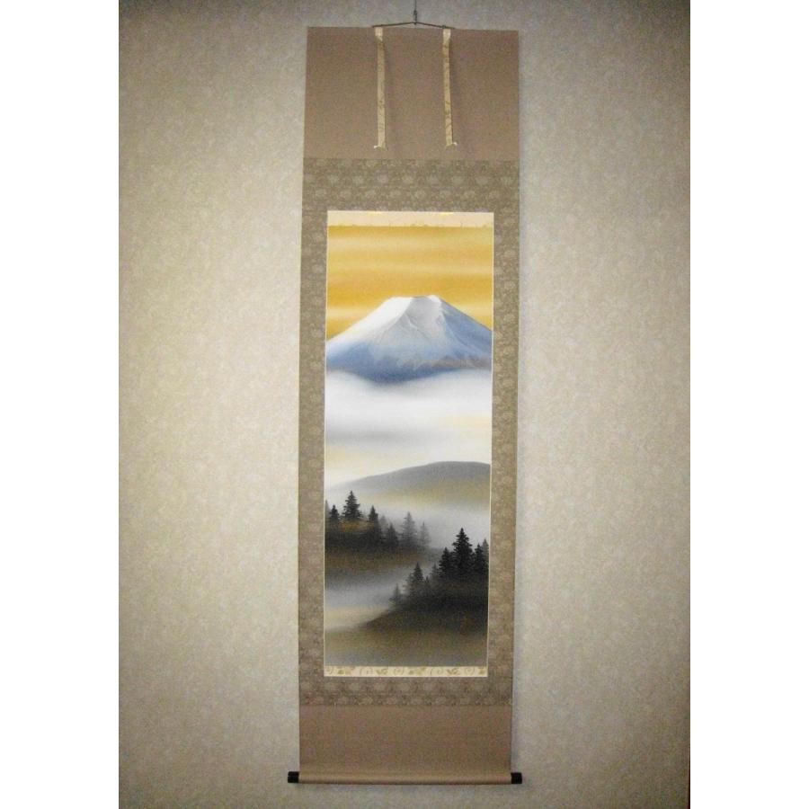 掛け軸 掛軸 富士山水 川島正行 (真作・新品) : 掛け軸の専門店 香遊