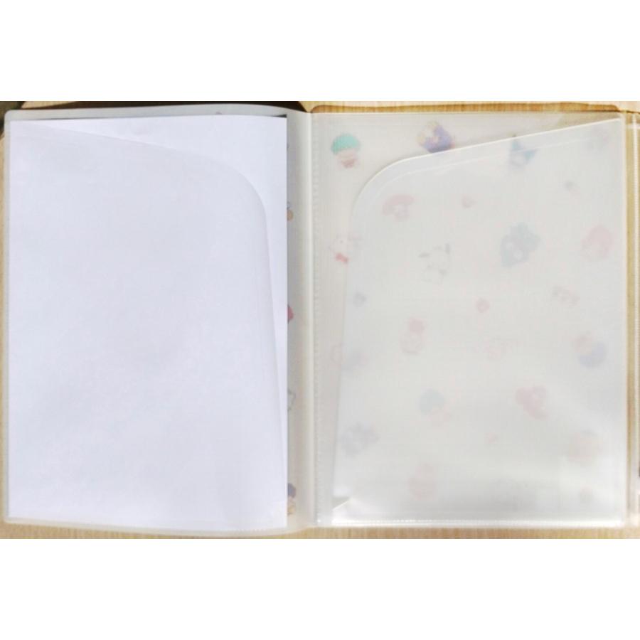 サンリオライセンス オールスターズ ファスナー付き6ポケット クリア