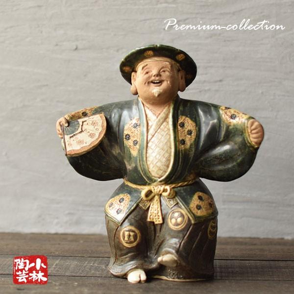 やきもの人形 福の神 織部釉 陶器製 曾風作 : 小林陶芸 - 通販 - Yahoo