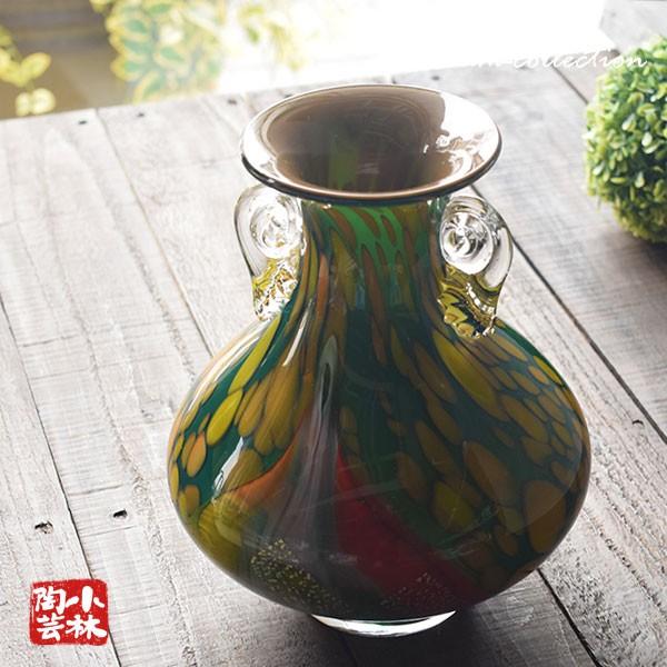食器 アウトレット ガラス花瓶 緑黄流 カメイガラス : 小林陶芸 - 通販