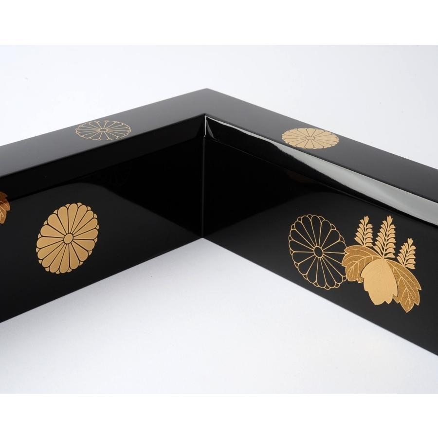 茶道具 蒔絵師 村田宗覚作 高台寺蒔絵 炉縁 共布共箱 C R7431B 村田宗