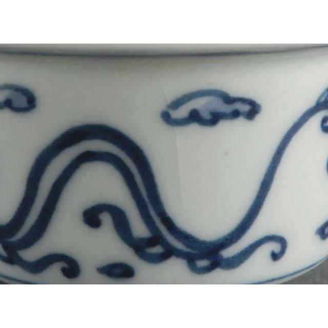 ニ 中国 清朝初期 染付龍紋碗 アンティーク 送料込み0321 Yahoo