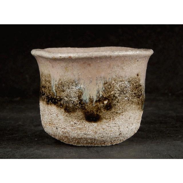 秀作】 酒器 西岡小十 作 絵斑唐津ぐい呑 秀作】 酒器 西岡小十 作 絵