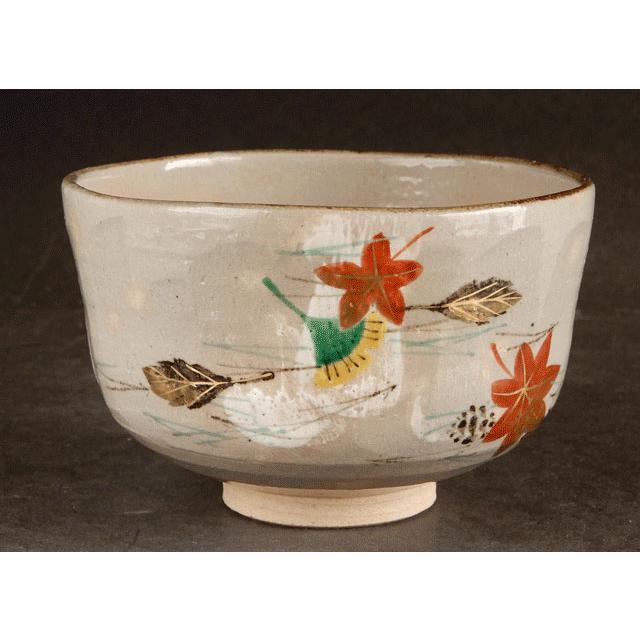 南口閑粋 金泥群鶴 茶碗 南口閑粋 金泥群鶴 茶碗