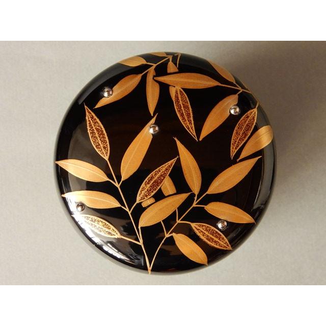 ☆貴重☆青漆 露笹時絵 大棗 伊藤表正作 【公式通販】