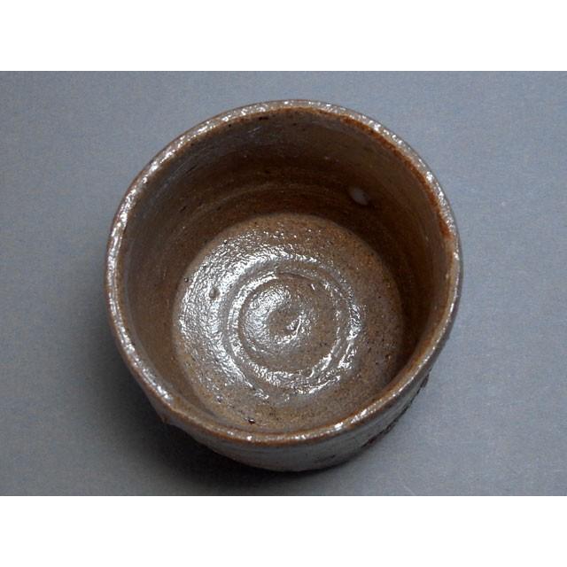 陶芸家 作家物 辻村史朗 唐津 ぐい呑 酒器 筒盃 猪口 共箱 唐津焼 陶芸