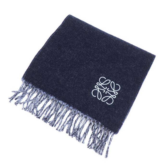 LOEWE（ロエベ） ロゴ アナグラム バイカラー スカーフ マフラー