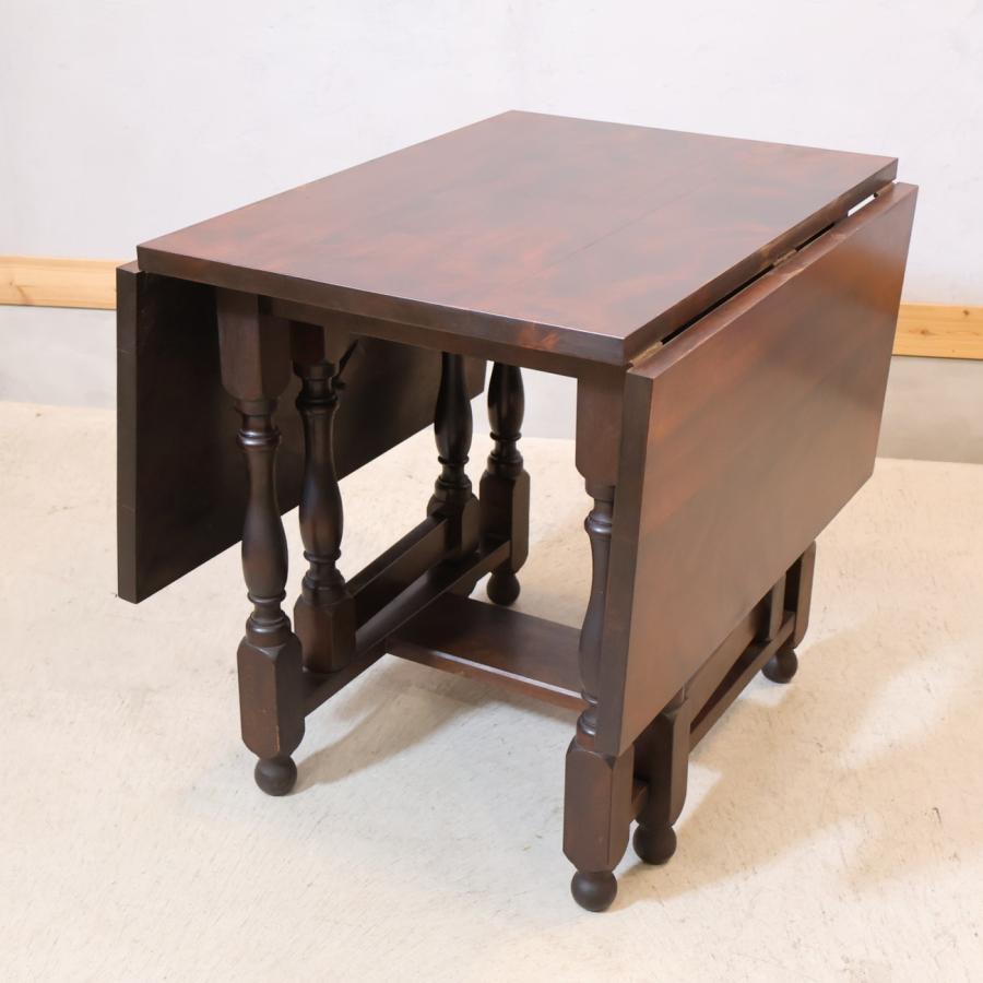 松本民芸家具 M型バタフライ卓 ミズメザクラ無垢材 ダイニングテーブル