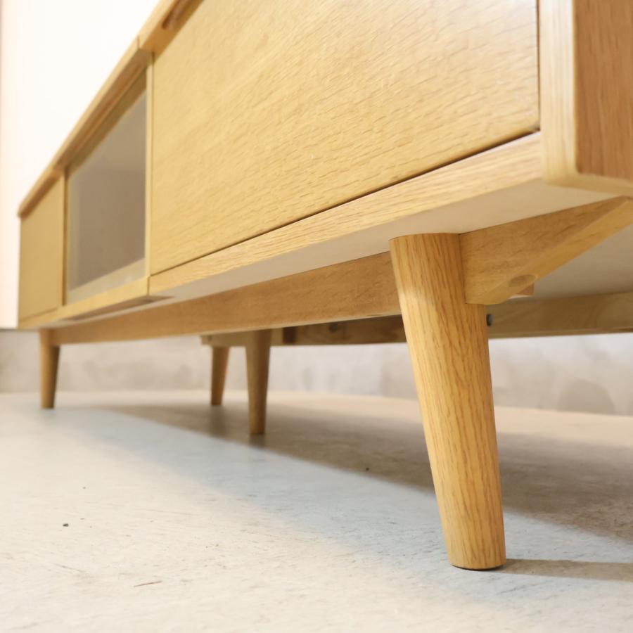 KEYUCA（ケユカ） KEYUKA タビー オーク材 テレビボード ローボード