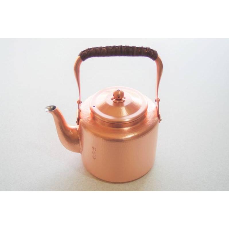 新光金属 湯沸かし 2.5l 純銅製 新鎚起銅器 燕市 最高級 職人手造り
