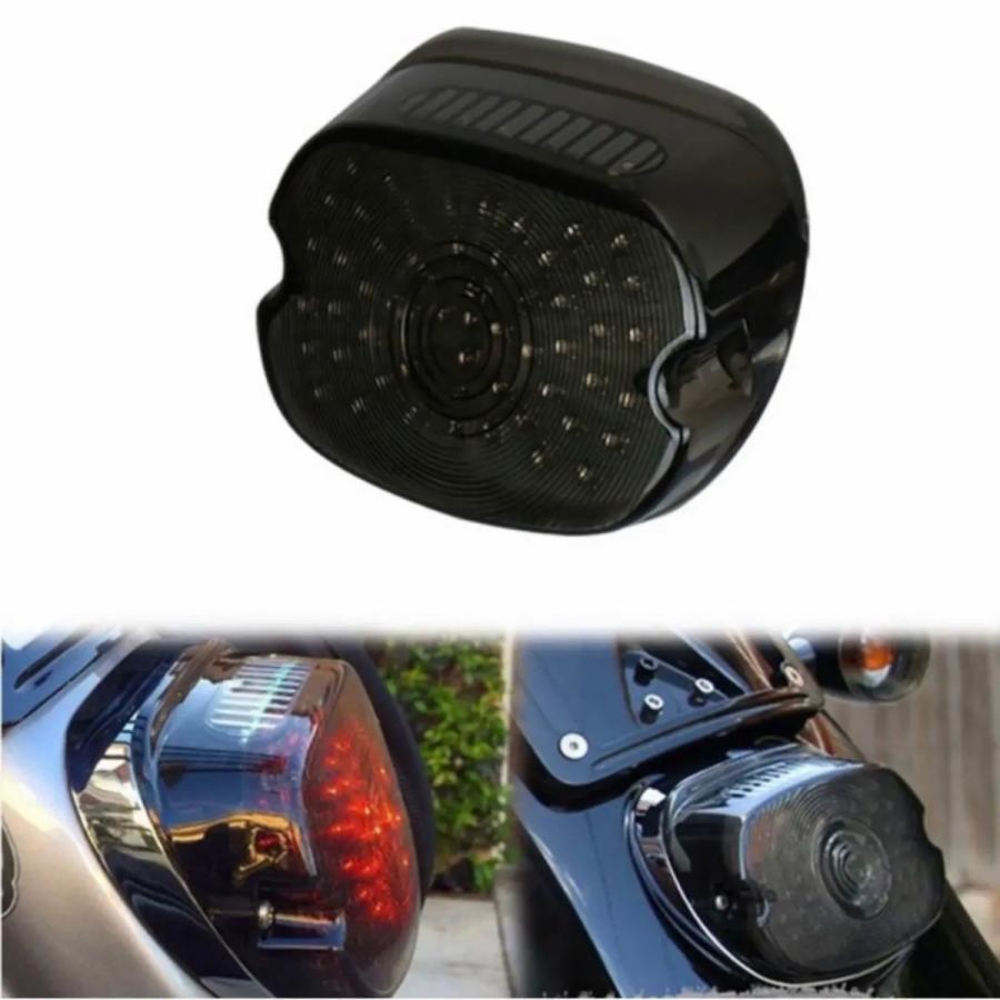 FATFATPIZZA LEDテールランプ スモーク ハーレーダビッドソン ハーレー