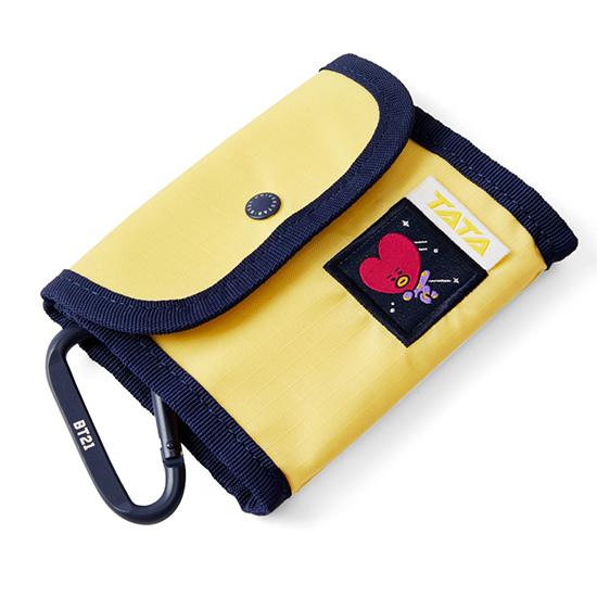 BT21 スペース ワッペン リップストップ ポーチ BTS 防弾少年団 公式