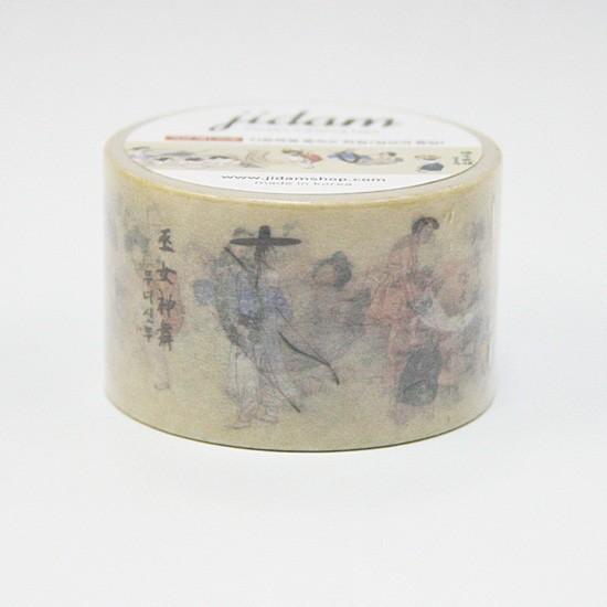 韓国文具】韓国デザイン マスキングテープ（シン・ユンボク−日常と