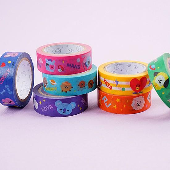 韓国文具】BT21 マスキング テープ [文房具][かわいい][防弾少年団