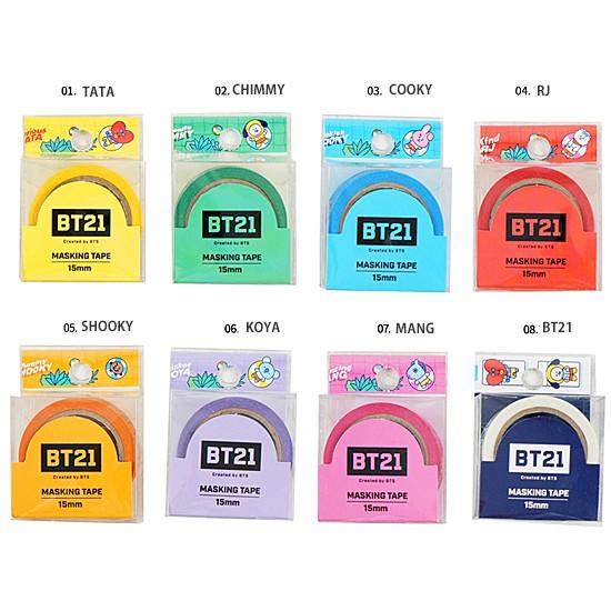 BT21 マスキング テープ II [韓国文具][文房具][かわいい][防弾少年団