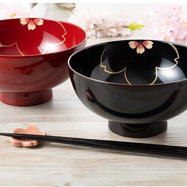 越前塗 漆器 椀 2個セット (14cm×10cm) 越前塗 漆器 椀 2個セット