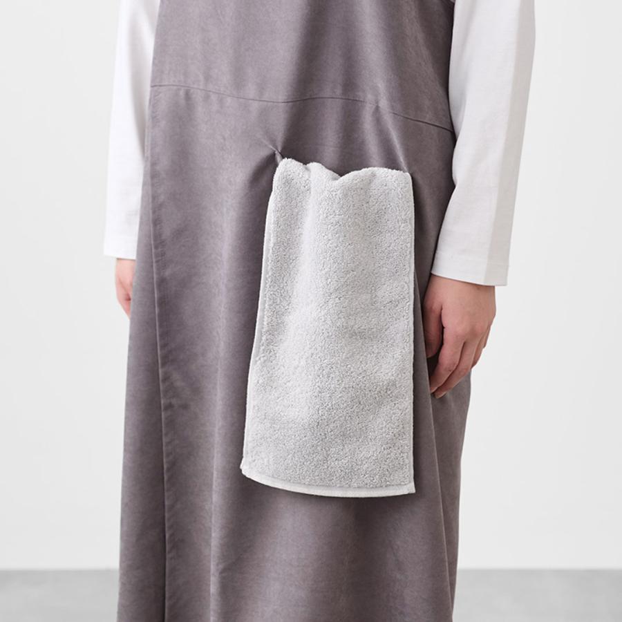 KEYUCA（ケユカ） エプロン キッチンエプロン 無地 かぶる バック