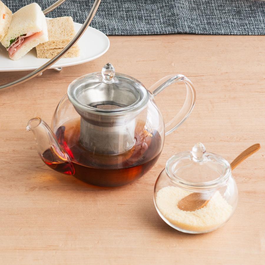 KEYUCA（ケユカ） シュガーポット スプーン 耐熱ガラス 紅茶 コーヒー