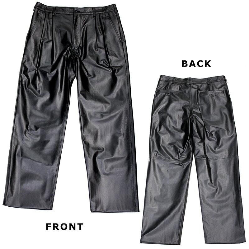 WORCA 本革サルエルレザーパンツ メンズ XL 大きいサイズ B1172 楽天