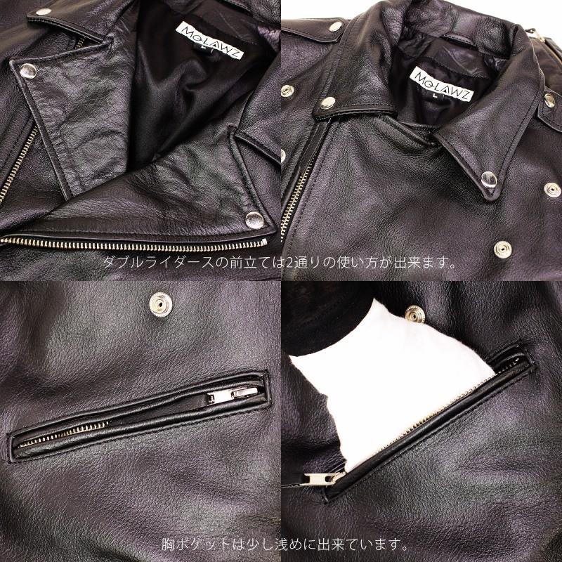 激渋美品)ヴィンテージ本革ダブルライダースジャケット アメカジ