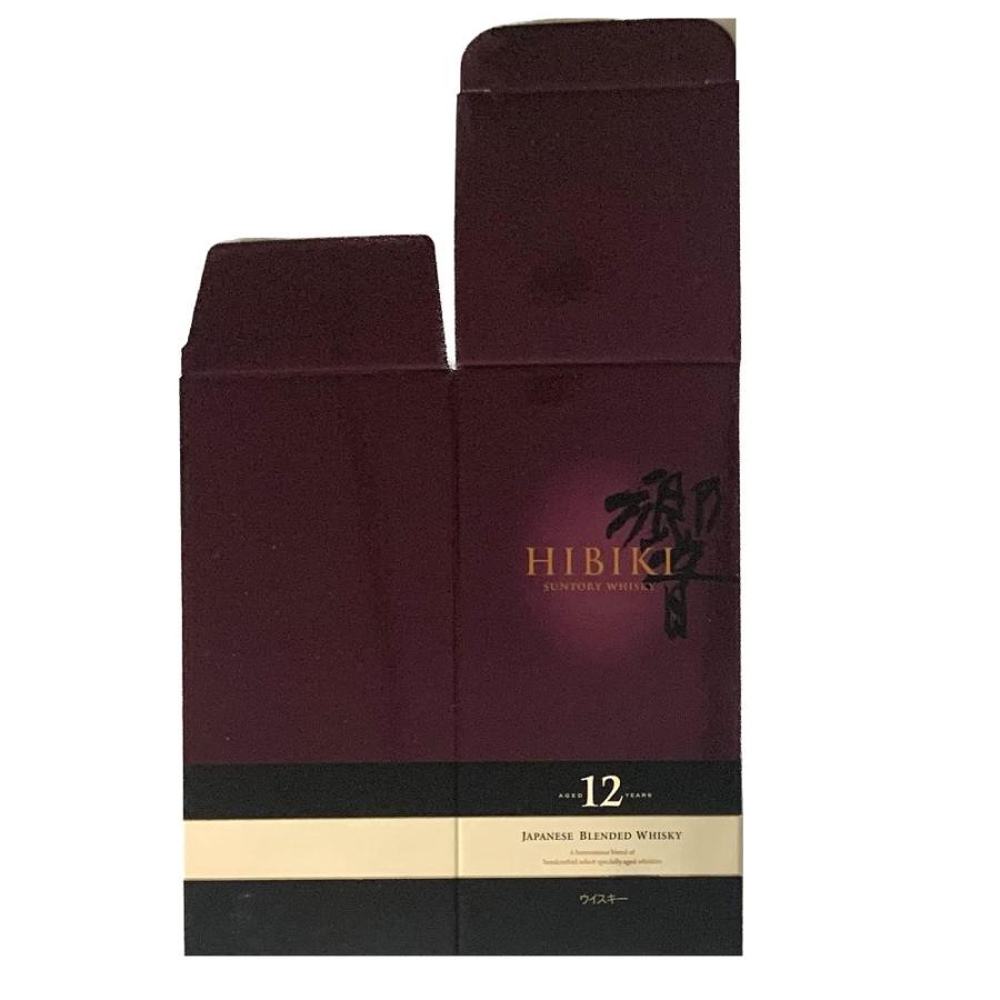 SUNTORY（サントリー） ウイスキー 響 12年 空き箱 1枚 : お酒の大型