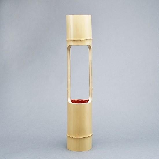 花器 竹 竹器 生け花 二重切(根無) : フラワーショップ花楽 Yahoo!店