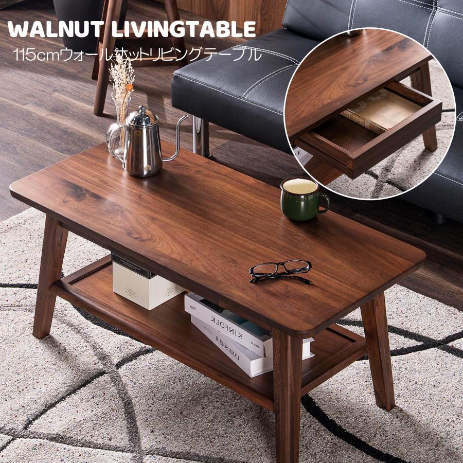 木製シンプルテーブル 引き出し付き 中型 木製シンプルテーブル 中型