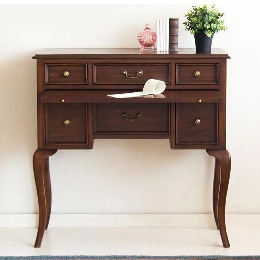 コンソール チェスト 猫脚 ヨーロピアン 90 アンティーク風 ブラウン