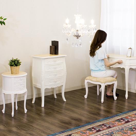 ヨーロピアン調 チェスト4段5杯 洋タンス 箪笥 完成品 新生活応援