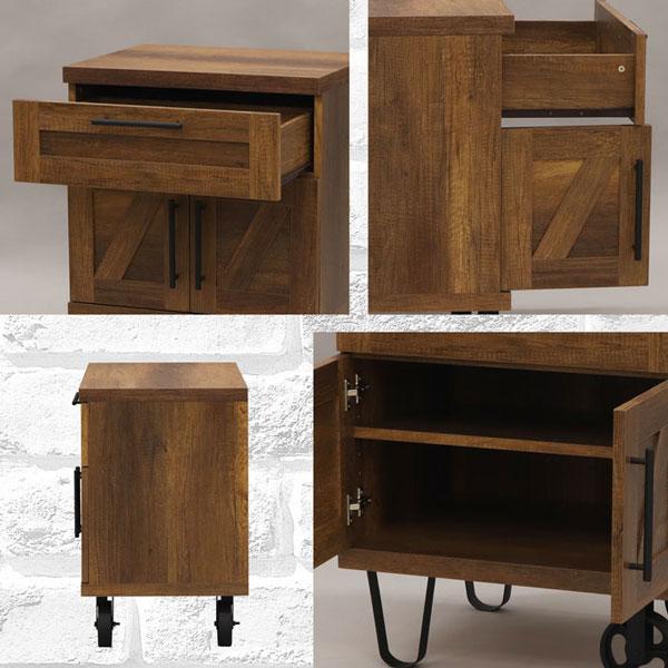 キャビネット サイドボード リビングチェスト 60幅 ヴィンテージ風